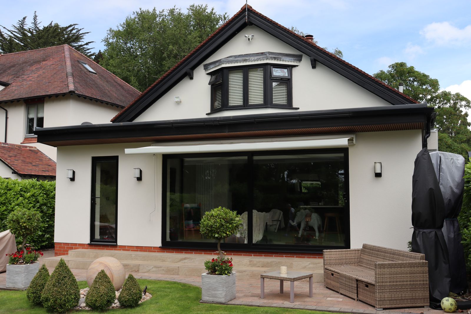 Rendered rear extension